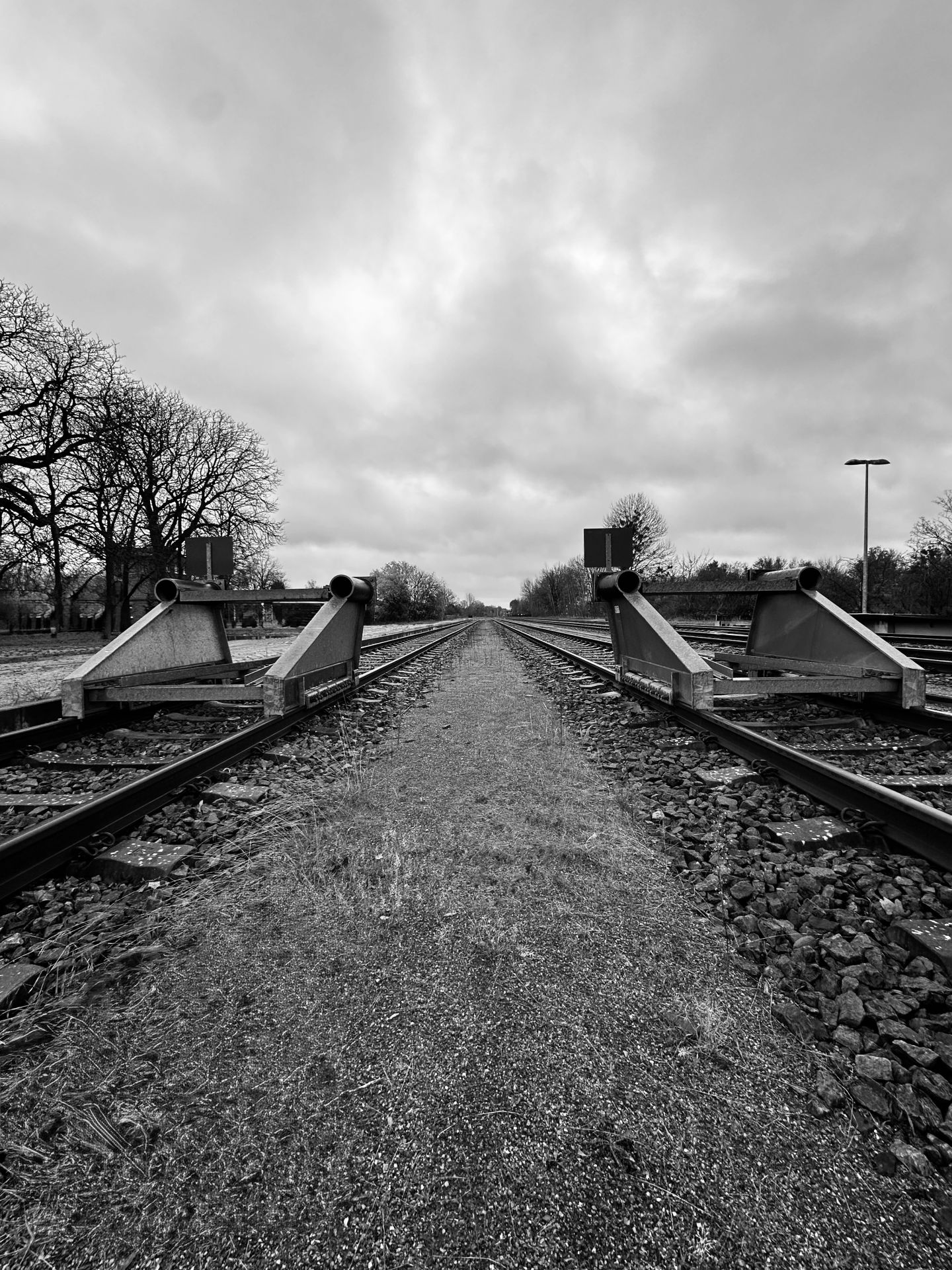 Gleisabschluss mit Prellbock